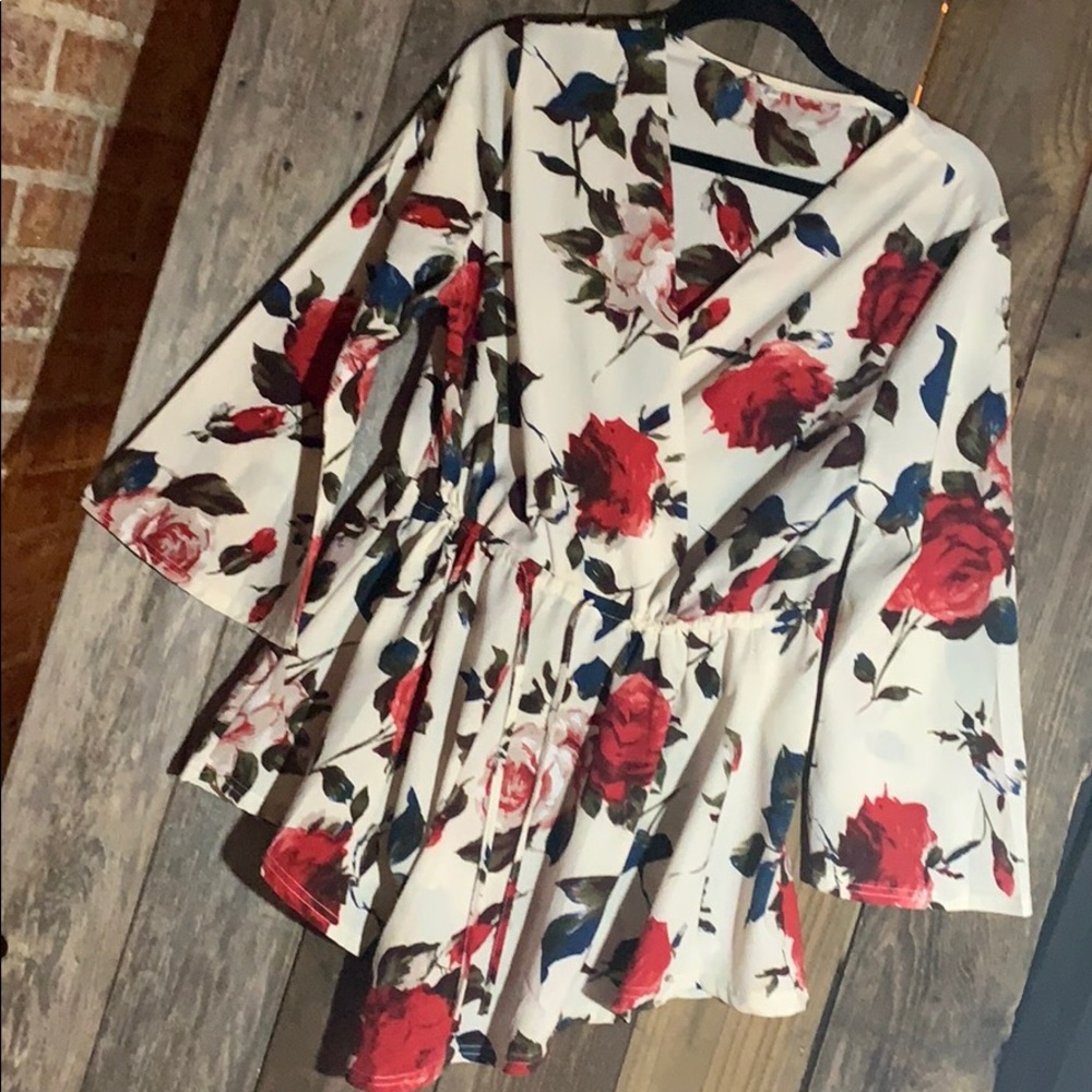 Fun floral Romper!